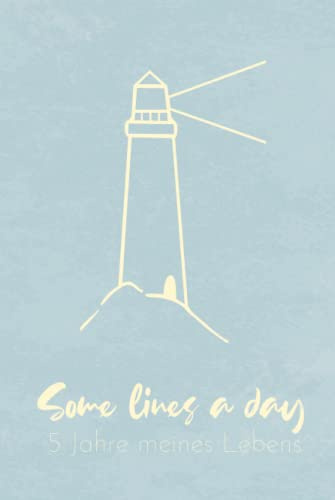 5 Jahre meines Lebens - Leuchtturm - Minimalistisches 5 Jahres Tagebuch (A5) - Erinnerungen & Gedanken sammeln für 5 Jahre