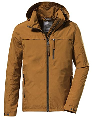 G.I.G.A. DX Herren Funktionsjacke/Outdoorjacke mit einrollbarer Kapuze - GS 12 MN JCKT, dark curry, XXL, 38217-000