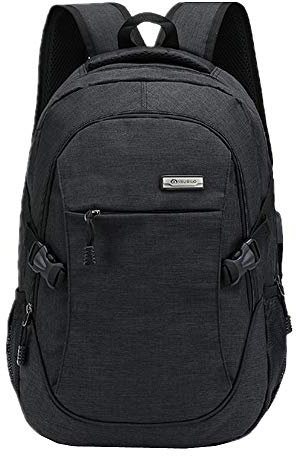 Mochilas de Viaje Mochila de Viaje Mochila de Lona Mochila Grande Ordenador portátil de Mochila de Las Mujeres Mochilas para Hombres Black