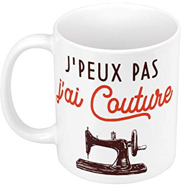 French Unicorn Mug Tasse J'Peux Pas J'ai Couture Creation Mode Couturiere Fashion