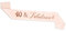 CHEERYMAGIC 40th Birthday Sash, Rose Gold Birthday Satin Sash for 40 Birthday Decorations Women Birthday Gift Party Accessories A3AXFAB (40 fabulous)