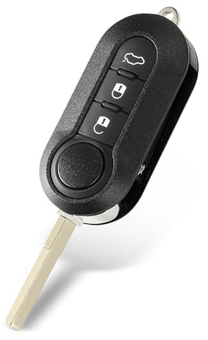HooRLZ FIAT Schlüsselgehäuse für FIAT 500 Ducato Punto Doblo Brava Bravo Evo Grande Panda Peugeot Citroen Schlüssel, Autoschlüssel FIAT Punto, FIAT Ducato schlüsselgehäuse, FIAT 500 Fernbedienung