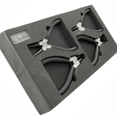 Zehn Tools 4 Piece Circlip Pliers Set in Foam Tool Box Tray