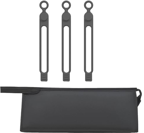 GIOBNAR Zubehör Tasche für Dyson, Tragbare Aufbewahrungstasche für Dyson Haartrockner, mit 3 Datenkabel Aufbewahrungsbindern, Tragbare Reisetasche für Dyson, Aufbewahrungstasche für Lockenstab