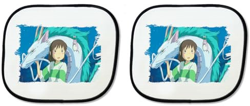 Parasol Doble Dragon pelicula el Viaje de Chihiro Fantasia Anime sunshield Coche