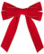6pz Fiocchi Rossi Albero di Natale, Fiocco Decorativo Natalizio Grandi per Ghirlanda Decorazione Ornamenti Confezioni Fai da Te (Rosso-23×30cm)