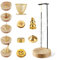 8 en 1 Porte Encens Porte Encens Baton Support Encens Bois Porte-Encens Support Palo Santo Support Encens Baton Brûleur d'encens Renversé pour Yoga Méditation Spa Salon de Thé Décoration de Maison