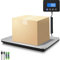 Collazoey Paketwaage, 200 kg/ 10 g Wiederaufladbare USB-Plattformwaage mit Halte/Tara Funktion, Präzisions Digital Postwaage aus Edelstahl und 4-Punkt Sensor mit LCD, Geeignet für Paket/Gepäck/Lager