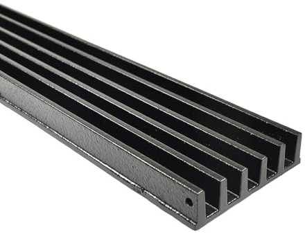 HYDROline Design Entwässerungsrinne ultraflach Guss 1 m Element