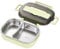 2-Compartment Stainless Steel Thermal Lunch Box, Leakproof Insulated Food Container with Cutlery Holder, Portable Hot Food Lunch Box for Kids & Adults