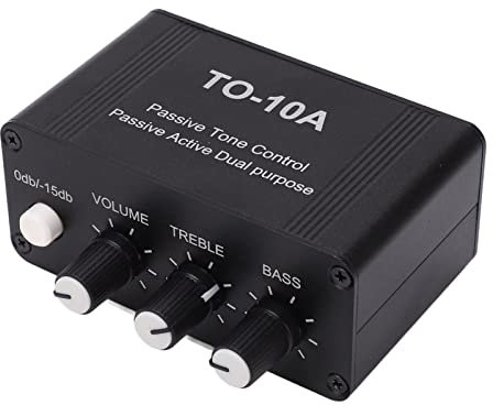 Mini Preamplificador de Audio Estéreo, Mini Preamplificador de Audio Estéreo NE5532 con Entrada/Salida y 3.5mm para DVD, CD, MP3, TV, Teléfonos Móviles, Tocadiscos,