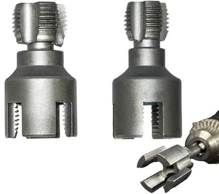 Strumento tagliafiletta,Doppia filettatrice per condotti d'acqua | Strumento di filettatura e taglio di reti per legno casa edificio automobilistico officina riparazione esterna industriale giardino e