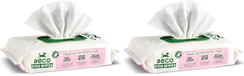 Beco Bamboo Coconut Scented Dog Wipes (Pack of 160)