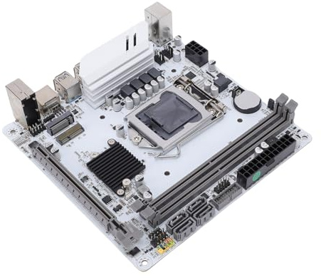 Elprico H510-ITXFF LGA 1200 ITX Motherboard, Dual Channel DDR4 CIE 3.0 X16 Desktop Motherboard for 10/11 Generation, Support Realtek 8111H Gigabit Ethernet, M.2 Slot, 4 X Serial ATA