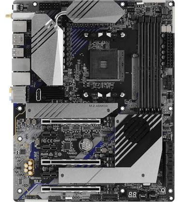 Scheda madre Fit For X570 ASROCKX570 Creator Socket AM4 4×DDR4 128GB ATX for CPU Ryzen 55600 2700 5800 4500