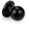 Probrico 1 Pack Black Ball Half-Dummy Door Knob for Interior Door,Non-Functioning Stainless Steel-53mm(2-1/8)