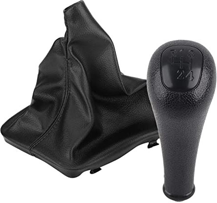 Miyinla 4 Gang Schaltknauf + Gamaschenmanschette Gear Shift Hebel Abdeckung Schalthebel Gamasche Boot Faltenbalg für W123 W140 W20