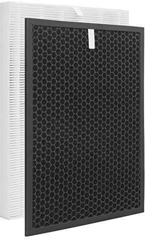 WOCASE HR900 Ersatzfilter-T-Set, kompatibel mit Winix HR900 Ultimate Pet Luftreiniger, True HEPA und Aktivkohlefilter, Teilenummer 1712-0093-00/T&1712-0094-00/U