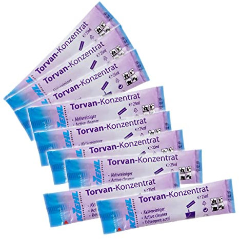 240 bustine monodose Torvan Konzentrat detersivo attivo superconcentrato manutentore profumato per pavimenti e superfici.