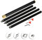 Outil de tournage - Jeu de 4 burins rotatifs pour bois, outils rotatifs, métal dur, outil de rotation pour bois, kit de 4 pièces - Accessoires de tournage avec tête ronde, tête carrée, tête diamant