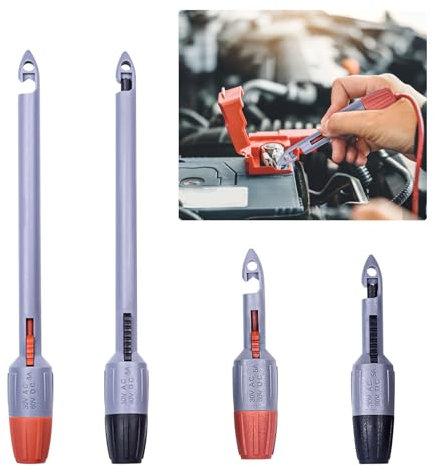 Insulation Piercing Clip 2mm Plug Wire Piercing Probe Piercing Clip Tool Durable Piercing Probe Wire for Multimeter Automobile Electrical Circuit Testing Detecting