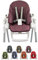 Ersatzbezug Sitzkissen [Bezug für Hochstuhl] kompatibel mit Peg Perego Prima Pappa ZERO3 & SIESTA (meliert bordeaux)