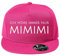 DELUNO Ich höre Immer nur mimimi Cap Reine Farbe Baseboard Baseballkappe Kappe Mütze Snapback Pink (Cap-440-Pink)