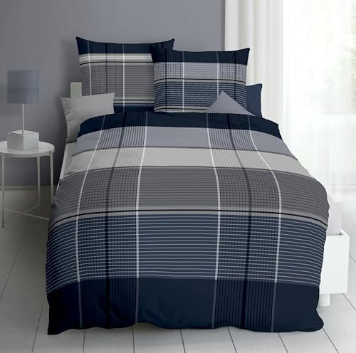 *** Kaeppel Mako-Satin Bettwäsche 135x200 80x80 mit Reißverschluss (Architekt Rubin) ***