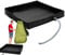 41 x 41 x 5.9 Shower Tent: Foldable Camping Base with Drainage & Waterproof Pan