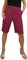 icecoolfashion Ladies Smart Knee Length Tailored Shorts Womens Pleated Shorts Burgundy 8-22 (12)