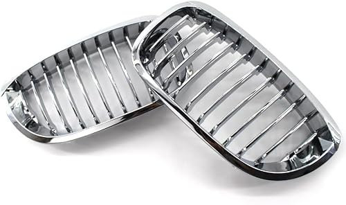 JidddD para BMW Serie 3 E46 2002-2006 51137064318/51137064317 Piezas de la Rejilla del radiador del Parachoques Delantero del automóvil,Repuestos para Autos