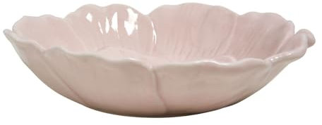 Tazza Tulipano, in arenaria, misura grande, diametro: 19 x 4,7 cm