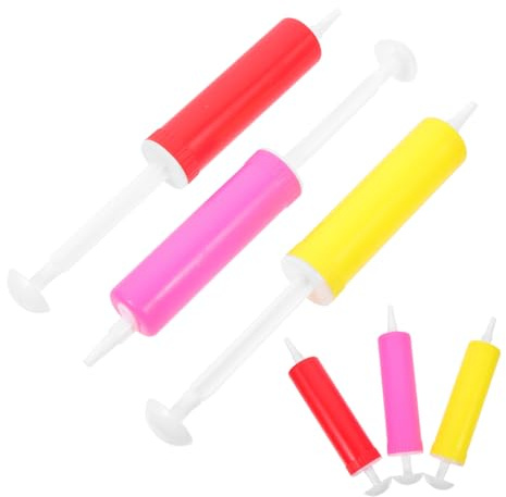 TEHAUX 10pcs Manual Hand Balloon Pumps Portable Inflator Air Pump for Foil Balloons Life Jackets Party Accessories Compact Design