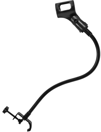 Alipis Flexibler Mikrofonhalter Schwanenhals Mikrofonarm Tischhalterung Verstellbar Stabil für Streaming und Aufnahme Geeignet