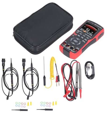 Digital Oscilloscope Multimeter Handheld Multifunctional|Waveform Generator Multimeter Color Screen Display|For Automotive Amp Testing|Rechargeable Battery Storage Bag