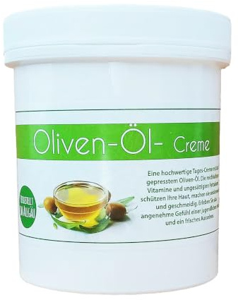 OLIVENÖL CREME 500ml Feuchtigkeitscreme Oliven-Öl Oliven Gesicht Pflege Körpercreme 71
