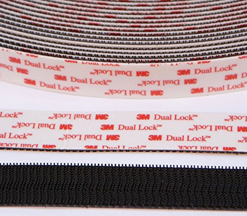 Homeware Takeaway VHB 3M Dual Lock Klebeband, selbstklebend, 25 mm breit, SJ3550, sehr hohe Verklebung, für den Innen- und Außenbereich geeignet. (1 Meter)