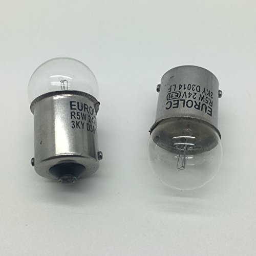 2 x 149 R5W 24v 5w BA15S Commercial Truck Lorry Bayonet Bulb