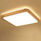 LED Deckenleuchte-Panel, Deckenlampe Aus Massivem Holz, Ultradünne 5,8cm Platz Deckenlampen, 360° Einstrahlung Decke, Moderne Einfach Wohnzimmer-LED-Decke Licht, Schlafzimmer Decken Lampe
