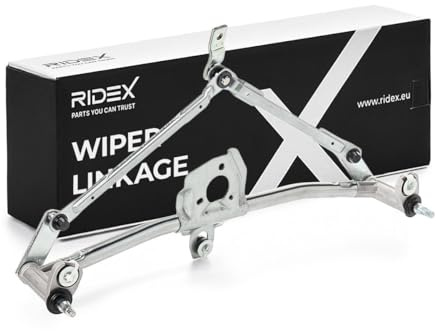 RIDEX Wischergestänge Vorne Gestänge Scheibenwischer ohne Elektromotor 300W0002 Kompatibel mit VW Golf 4 Schrägheck 1J1 Golf 4 Variant 1J5, AUDI A3 Schrägheck 8L1, SKODA Octavia I Combi 1U5, SEAT
