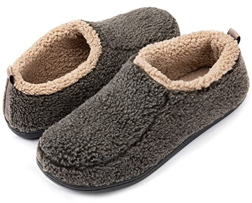 RockDove Herren Nomad Hausschuh mit Rückstellschaum , Mocha , 46/47 EU