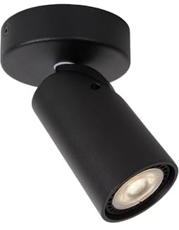 LUCIDE XYRUS - Deckenstrahler - Ø 9 cm - LED Dim to warm - GU10-1x5W 2200K/3000K - Schwarz