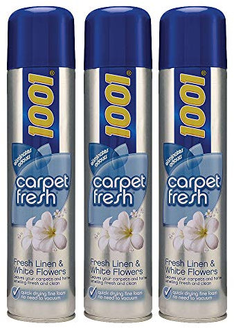 3X 1001 Carpet Fresh Freshener for Carpets and Rugs 300ml Spray