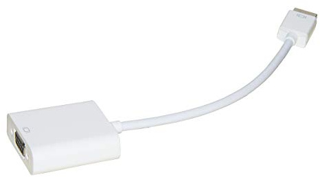 LINK LKADAT10B - Adattatore Segnale HDMI Maschio a VGA Femmina con Audio (15 cm, Bianco) – Risoluzione Fino a 1080p Full HD – Plug & Play Senza Driver, Cavo Audio Incluso