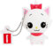 GARRULAX Clés USB Flash 64 Go en silicone étanche haute vitesse USB 2.0 de dessin animé mignon pour stockage de données (64 Go, chat mignon)