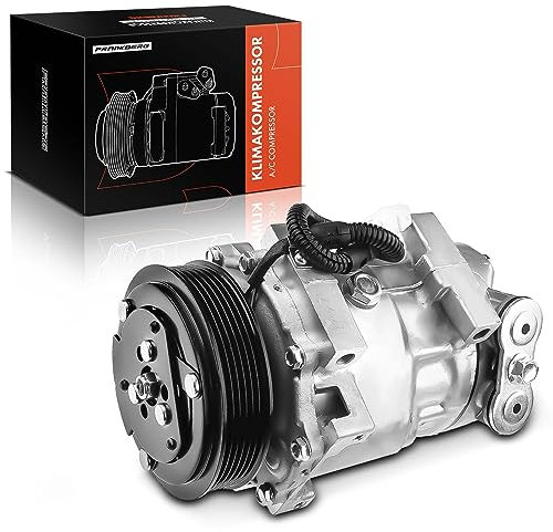 Frankberg Compresor de aire acondicionado con embrague Gasolina Compatible con C5 I DC C8 EA EB Jumpy U6U Ulysse 179 206 CC 2D 406 8B Replace# 96.269.021.80, aceite premezclado