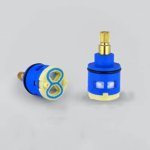 Cartuccia Rubinetto Ceramica 35/40mm, Valvola Cartuccia Disco Ceramica Per Miscelatori Monocomando Bagno O Cucina Monocomando