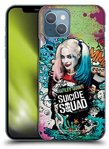 Head Case Designs Offizielle Suicide Squad 2016 Harley Quinn Plakat Graphics Harte Rueckseiten Handyhülle Hülle Huelle kompatibel mit Apple iPhone 13