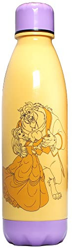Half Moon Bay Disney Beauty And The Beast Water Bottle - BPA Free Plastic Water Bottle - 680ml Princess
