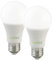 Luminea LED mit Bewegungsmelder: 2er-Set LED-Lampen mit Radar-Sensor, E27, 12 Watt, 1.150 lm, F, 6500 K (LED Birne Bewegungsmelder, Leuchtmittel E27 Radar, Wonzimmerleuchten)
